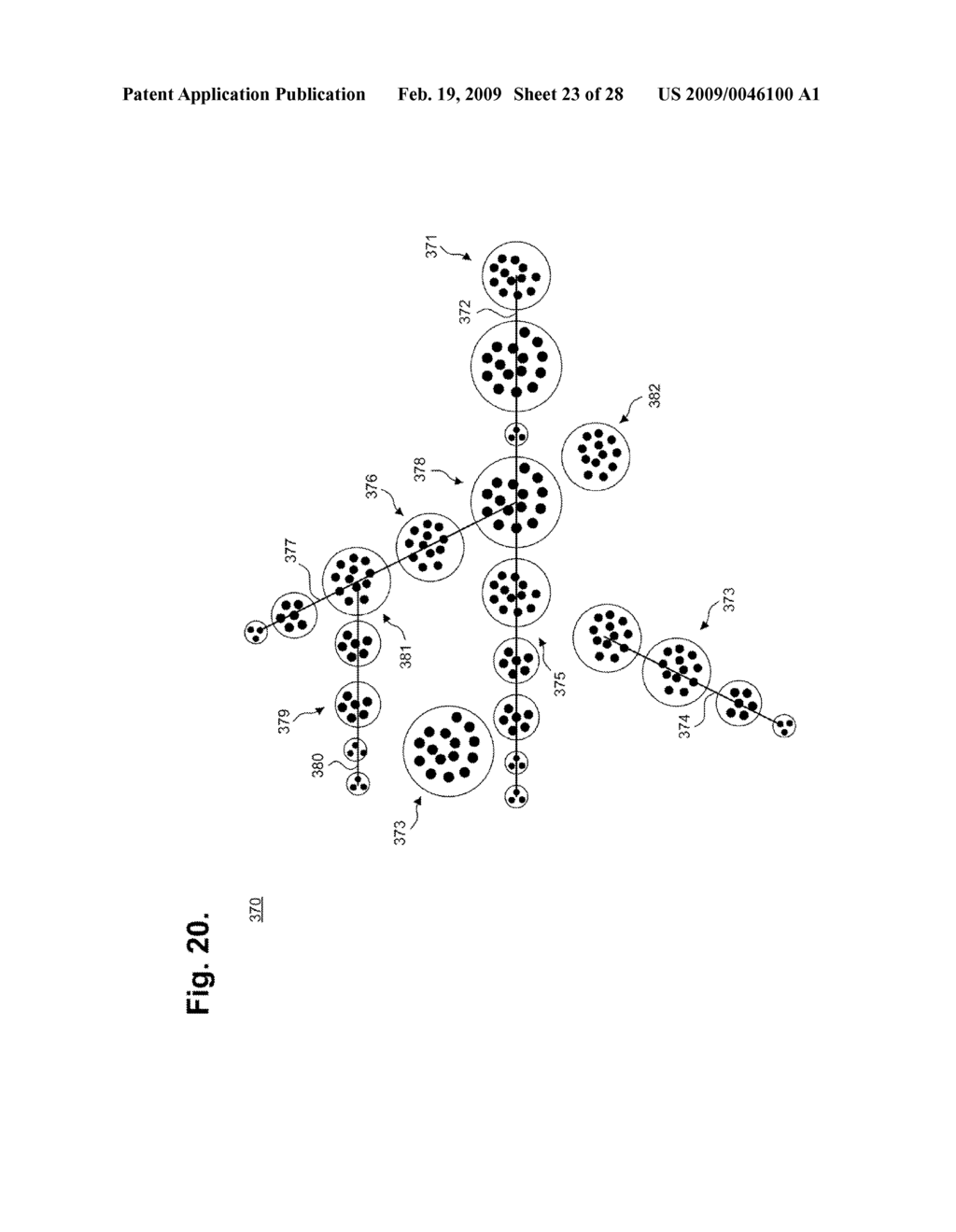 SYSTEM AND METHOD FOR GROUPING THEMATICALLY-RELATED CLUSTERS INTO A TWO-DIMENSIONAL VISUAL DISPLAY SPACE - diagram, schematic, and image 24