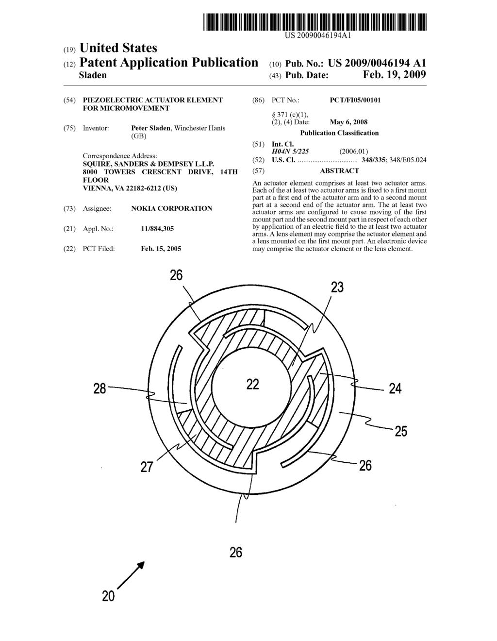 Piezoelectric Actuator Element for Micromovement - diagram, schematic, and image 01