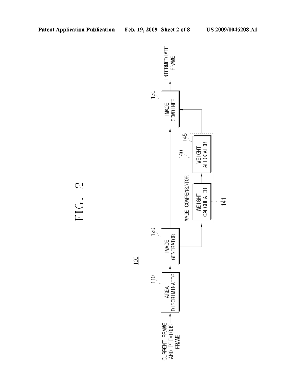 IMAGE PROCESSING METHOD AND APPARATUS FOR GENERATING INTERMEDIATE FRAME IMAGE - diagram, schematic, and image 03