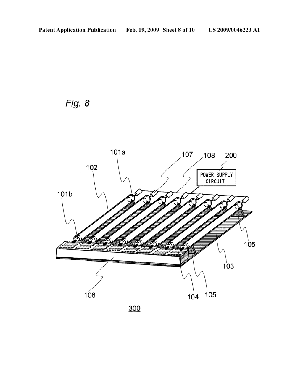 RARE GAS FLUORESCENT LAMP, LAMP LIGHTING APPARATUS, AND LIQUID CRYSTAL DISPLAY DEVICE - diagram, schematic, and image 09