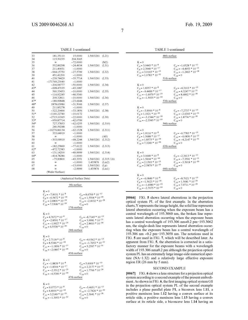 Projection optical system, exposure apparatus, and exposure method - diagram, schematic, and image 21