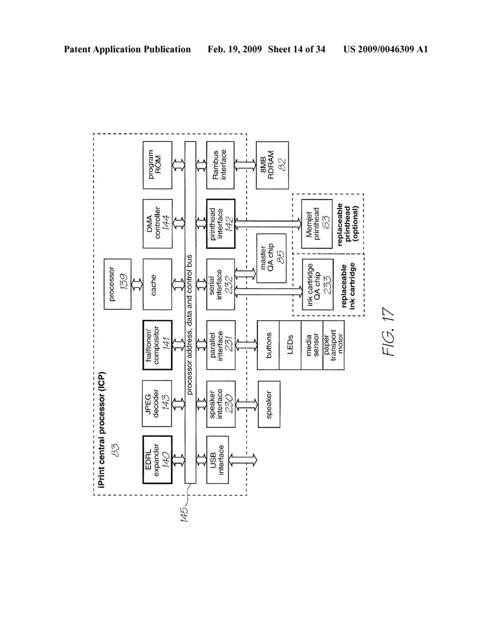 Inkjet Printer With Dual Page Memory And Page Expander - diagram, schematic, and image 15