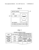 Image processing device, method of controlling the same, and program diagram and image