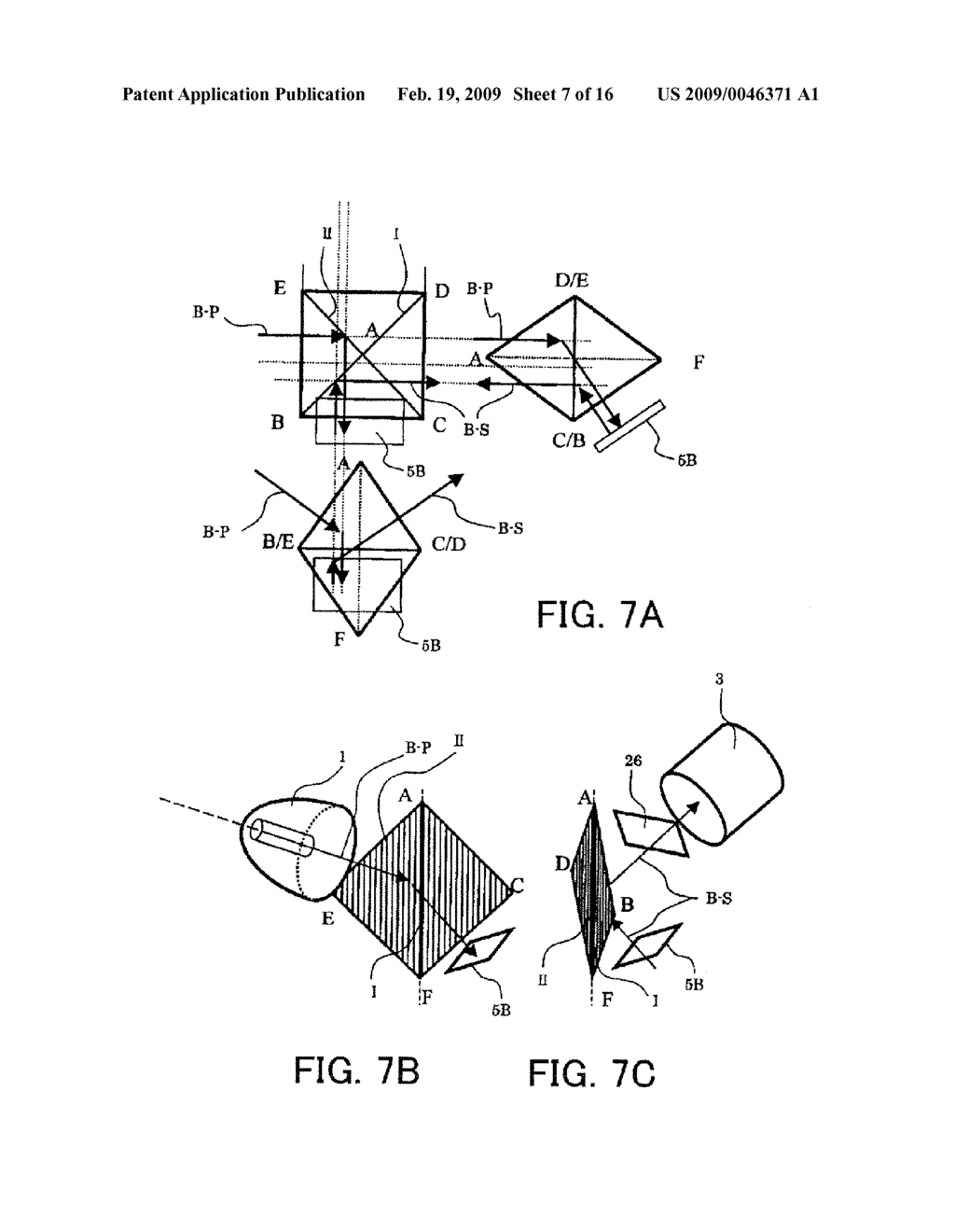 COLOR SEPARATION/COMBINATION PRISM AND IMAGE-PROJECTION APPARATUS - diagram, schematic, and image 08