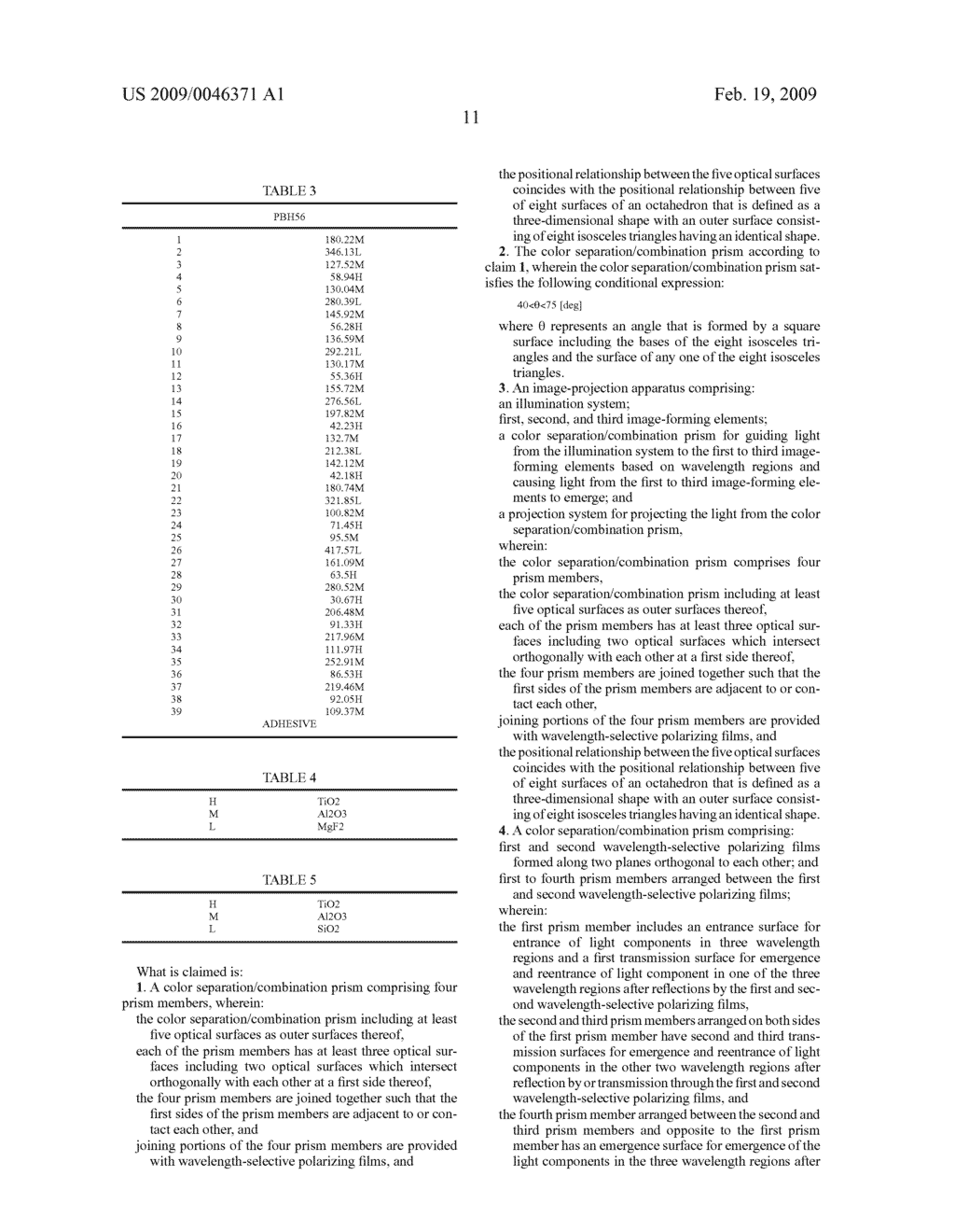 COLOR SEPARATION/COMBINATION PRISM AND IMAGE-PROJECTION APPARATUS - diagram, schematic, and image 28