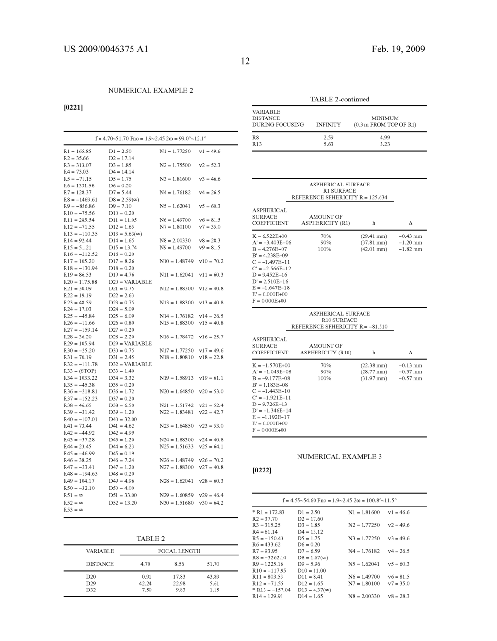 ZOOM LENS AND IMAGE PICKUP APPARATUS - diagram, schematic, and image 49