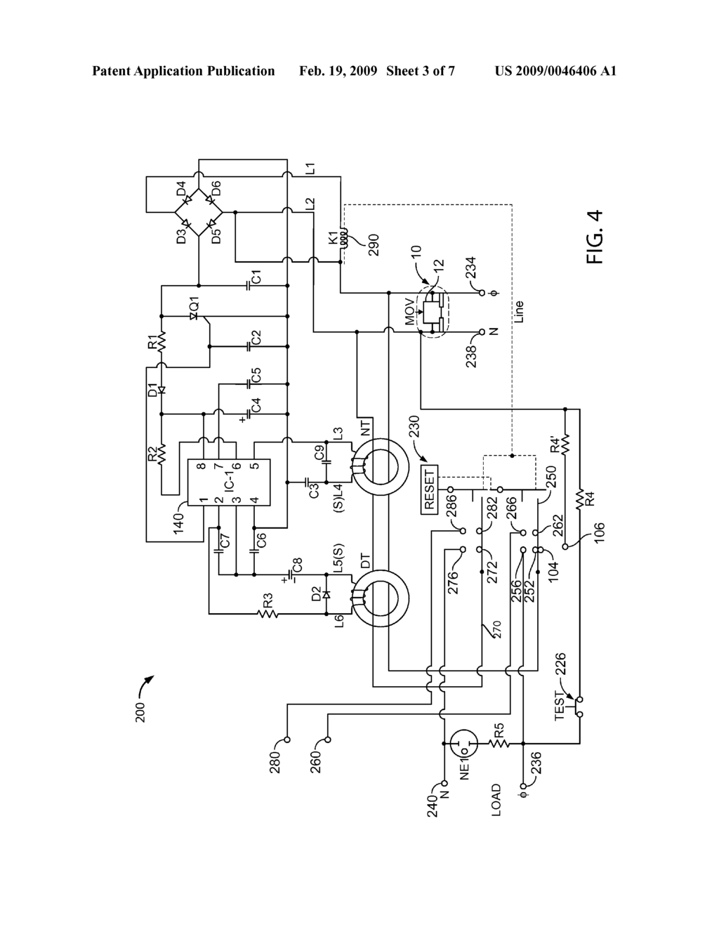 OVERVOLTAGE DEVICE WITH ENHANCED SURGE SUPPRESSION - diagram, schematic, and image 04