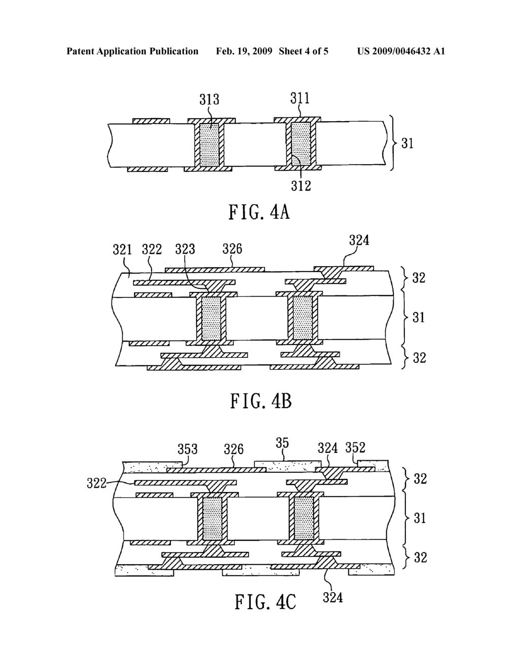 Packaging substrate structure with electronic components embedded therein and method for manufacturing the same - diagram, schematic, and image 05