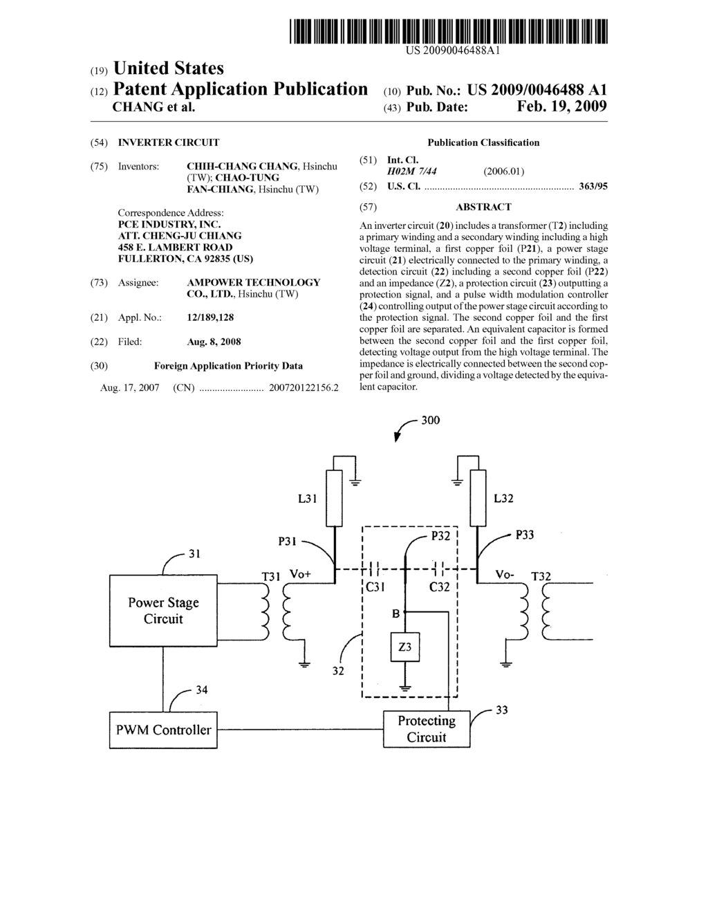 INVERTER CIRCUIT - diagram, schematic, and image 01