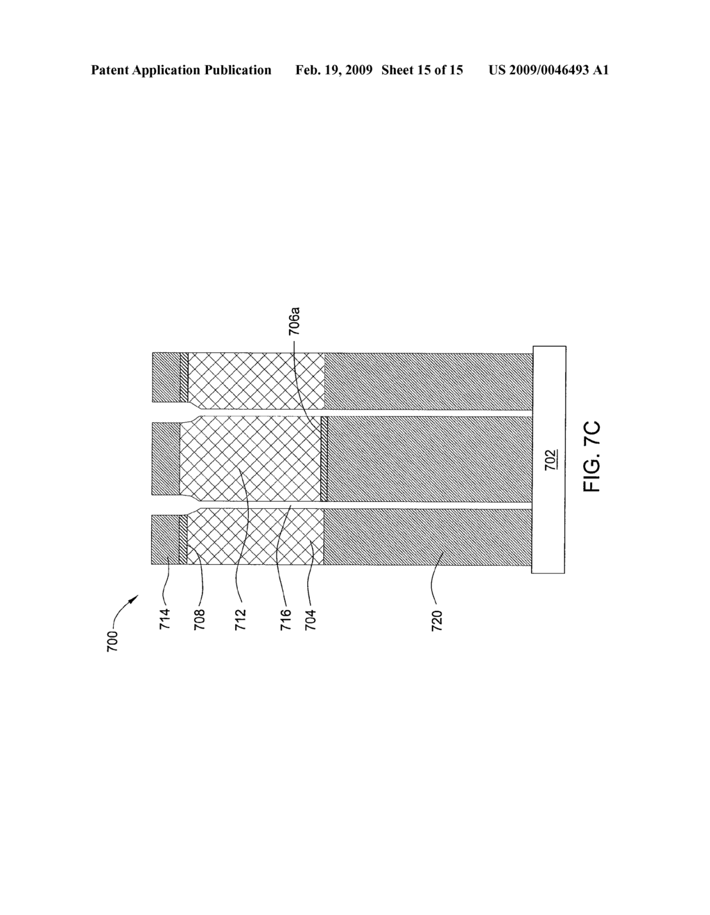 METHOD AND APPARATUS FOR FABRICATING SUB-LITHOGRAPHY DATA TRACKS FOR USE IN MAGNETIC SHIFT REGISTER MEMORY DEVICES - diagram, schematic, and image 16