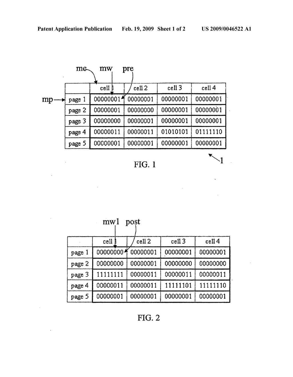 METHOD FOR WRITING DATA IN A NON VOLATILE MEMORY UNIT - diagram, schematic, and image 02