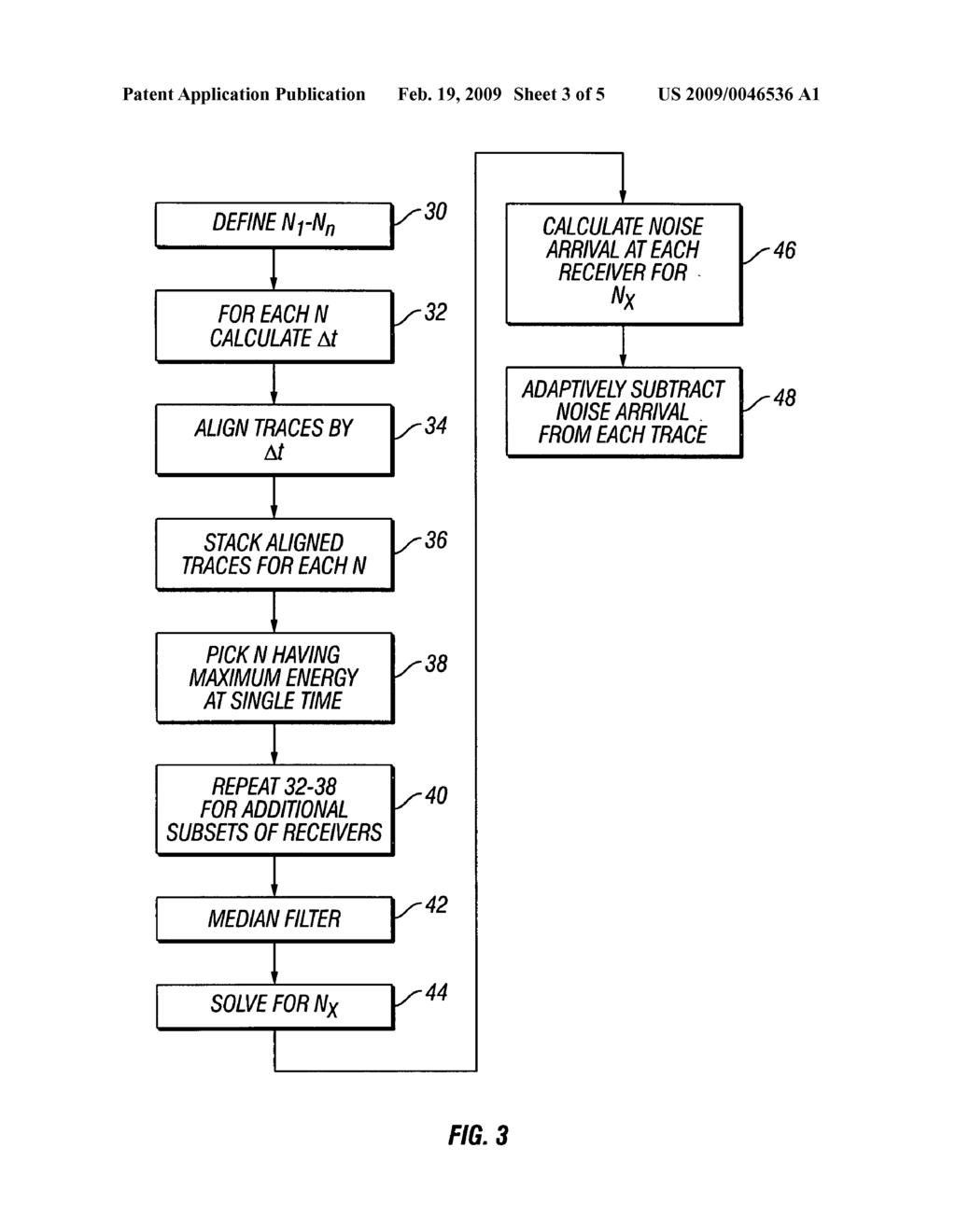 Method for noise suppression in seismic signals using spatial transforms - diagram, schematic, and image 04