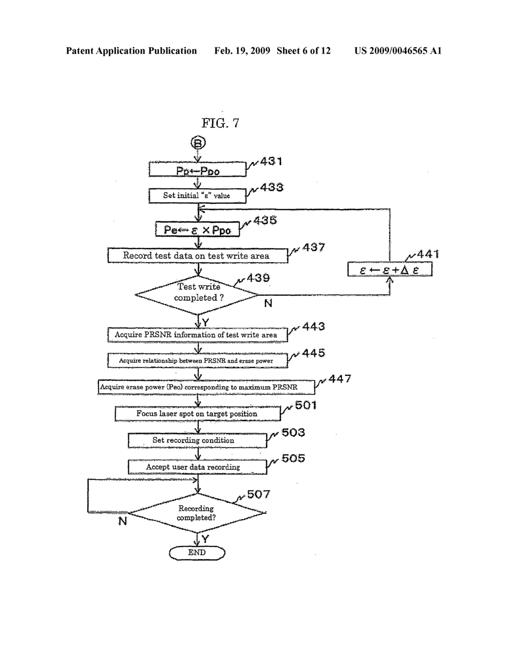 METHOD FOR DETERMINING OPTIMUM LASER BEAM POWER AND OTICAL RECORDING MEDIUM - diagram, schematic, and image 07