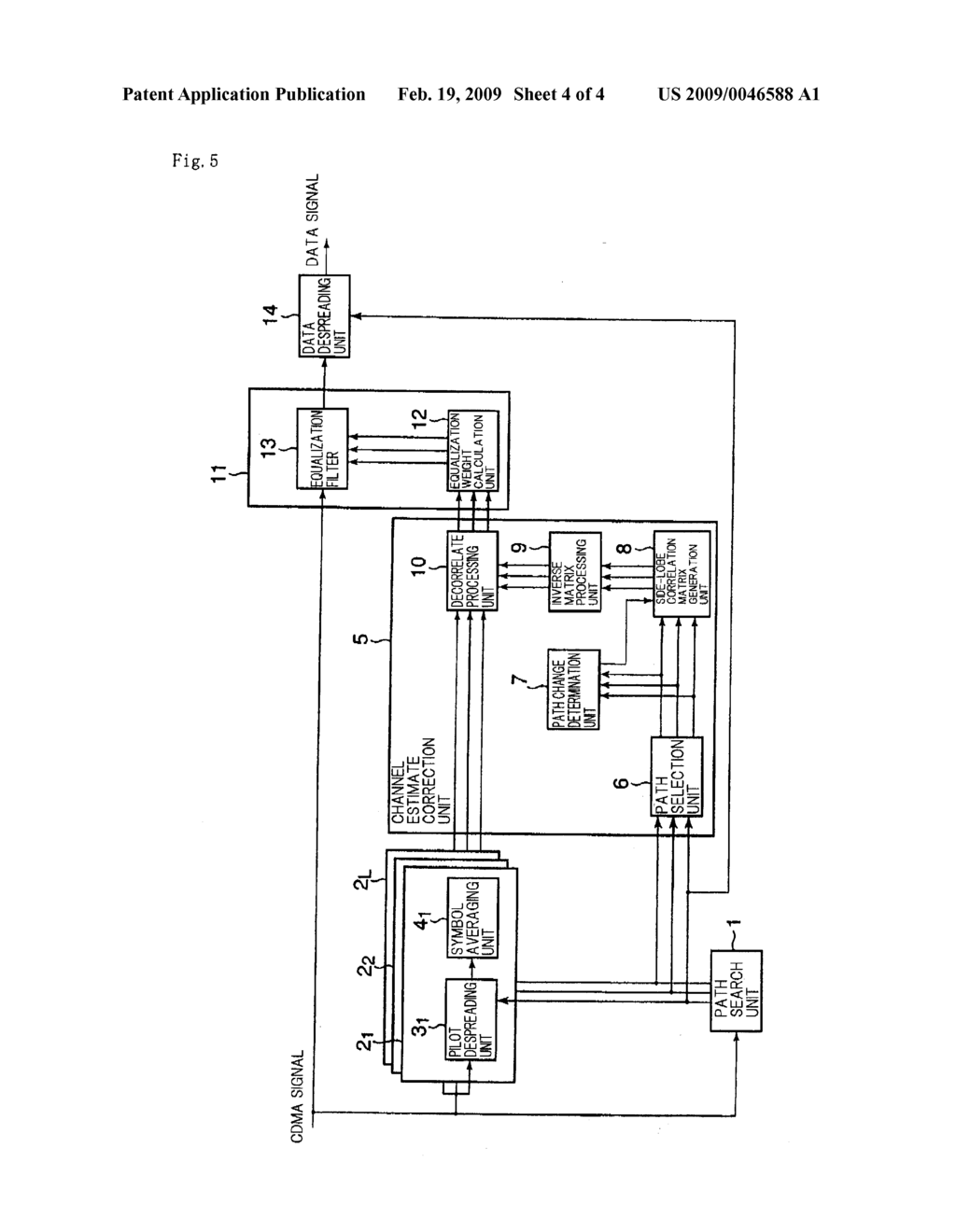 CHANNEL ESTIMATING APPARATUS, CDMA RECEIVING APPARATUS, AND CHANNEL ESTIMATING METHOD - diagram, schematic, and image 05