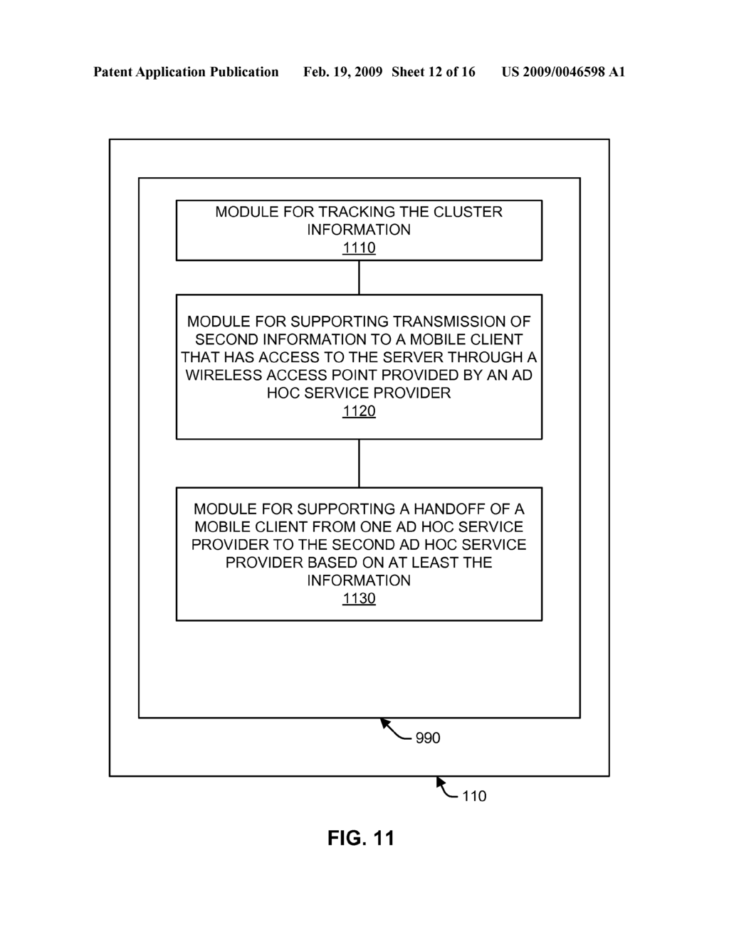 SYSTEM AND METHOD FOR ACQUIRING OR DISTRIBUTING INFORMATION RELATED TO ONE OR MORE ALTERNATE AD HOC SERVICE PROVIDERS - diagram, schematic, and image 13