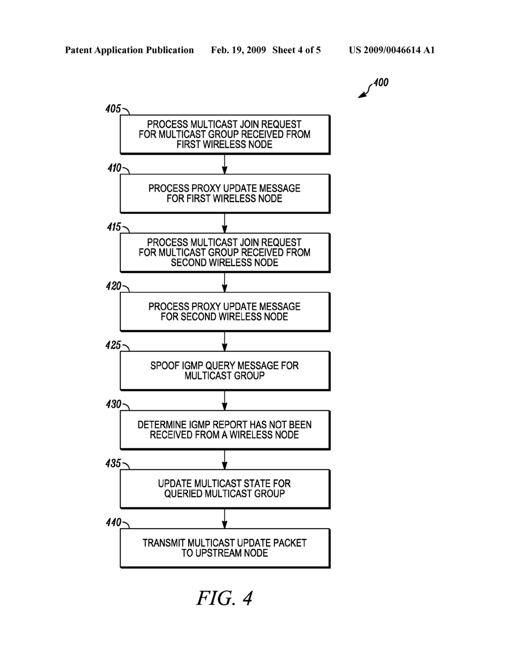 METHOD AND SYSTEM FOR UPDATING A MULTICAST STATE OF A MULTICAST GROUP - diagram, schematic, and image 05