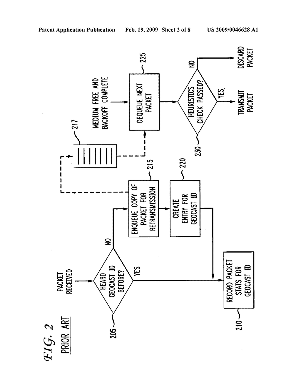 System and method for geocasting in a mobile ad hoc network - diagram, schematic, and image 03