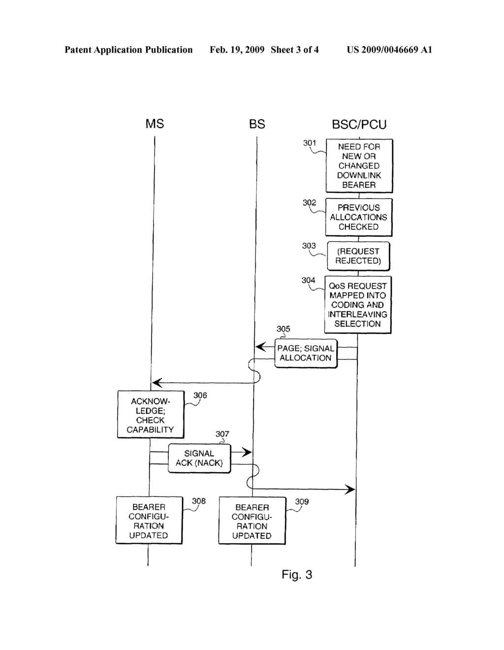 METHOD AND ARRANGEMENT FOR CHOOSING A CHANNEL CODING AND INTERLEAVING SCHEME FOR CERTAIN TYPES OF PACKET DATA CONNECTIONS - diagram, schematic, and image 04