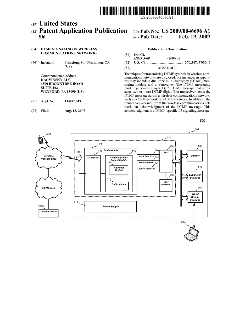 DTMF SIGNALING IN WIRELESS COMMUNICATIONS NETWORKS - diagram, schematic, and image 01