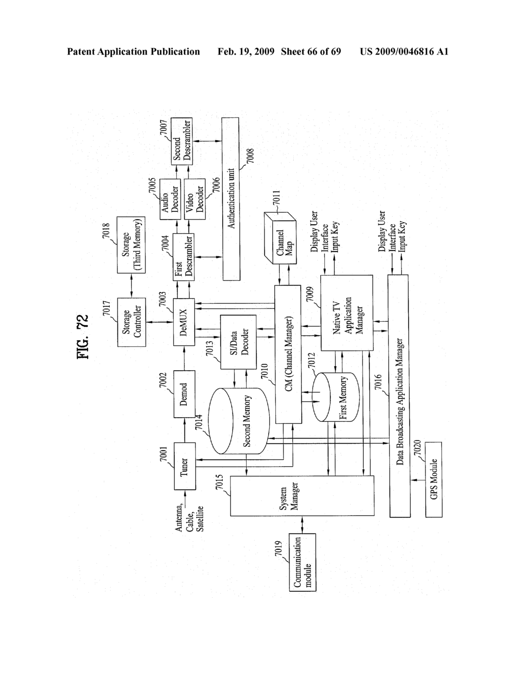 DIGITAL BROADCASTING SYSTEM AND METHOD OF PROCESSING DATA - diagram, schematic, and image 67