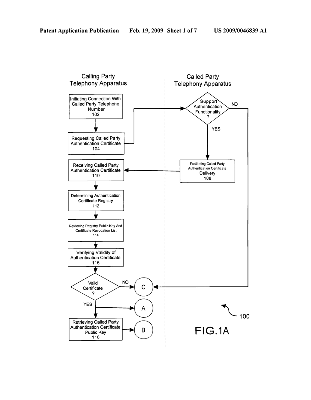 Verifying authenticity of called party in telephony networks - diagram, schematic, and image 02