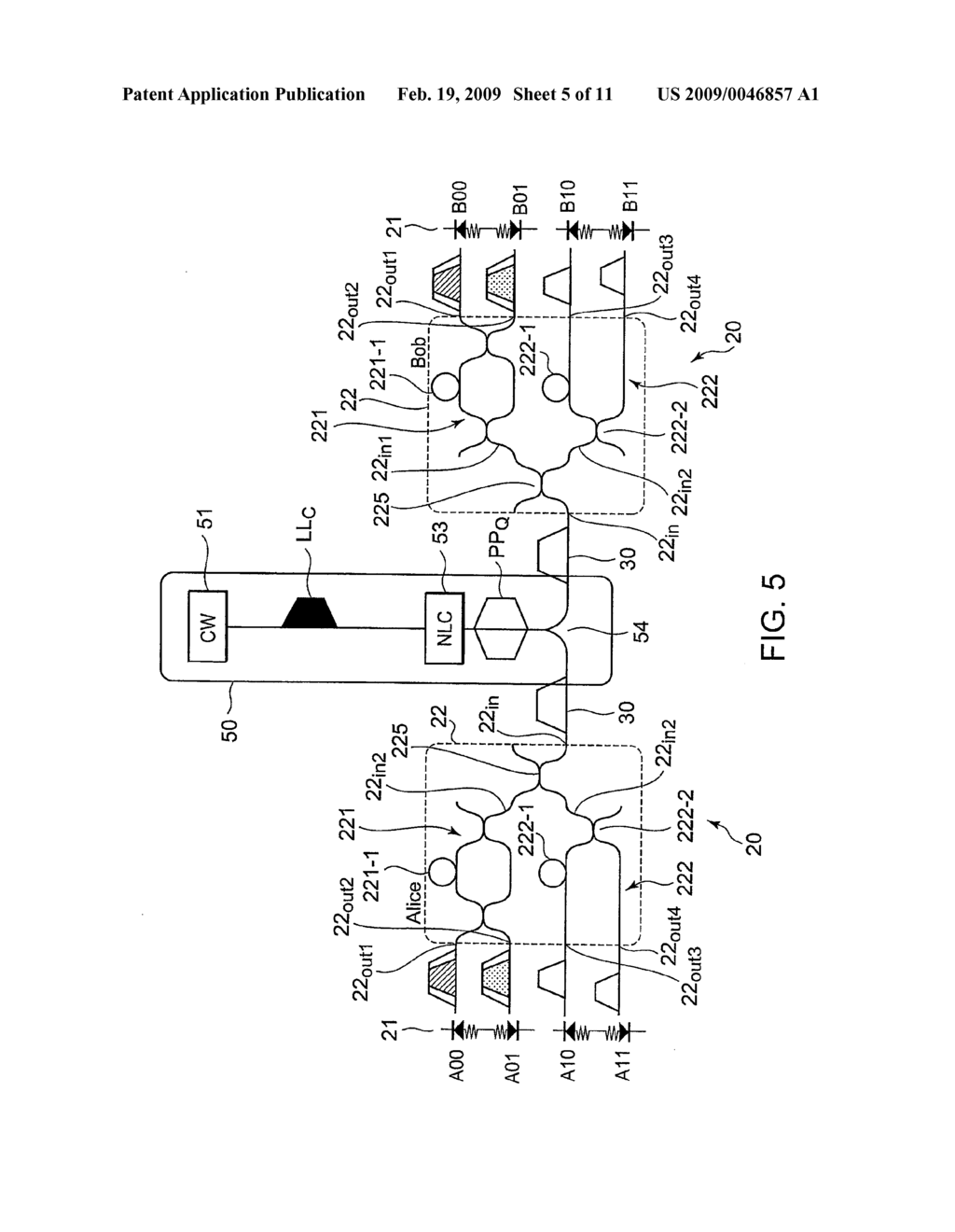 QUANTUM CRYPTOGRAPHY TRANSMISSION SYSTEM AND OPTICAL DEVICE - diagram, schematic, and image 06