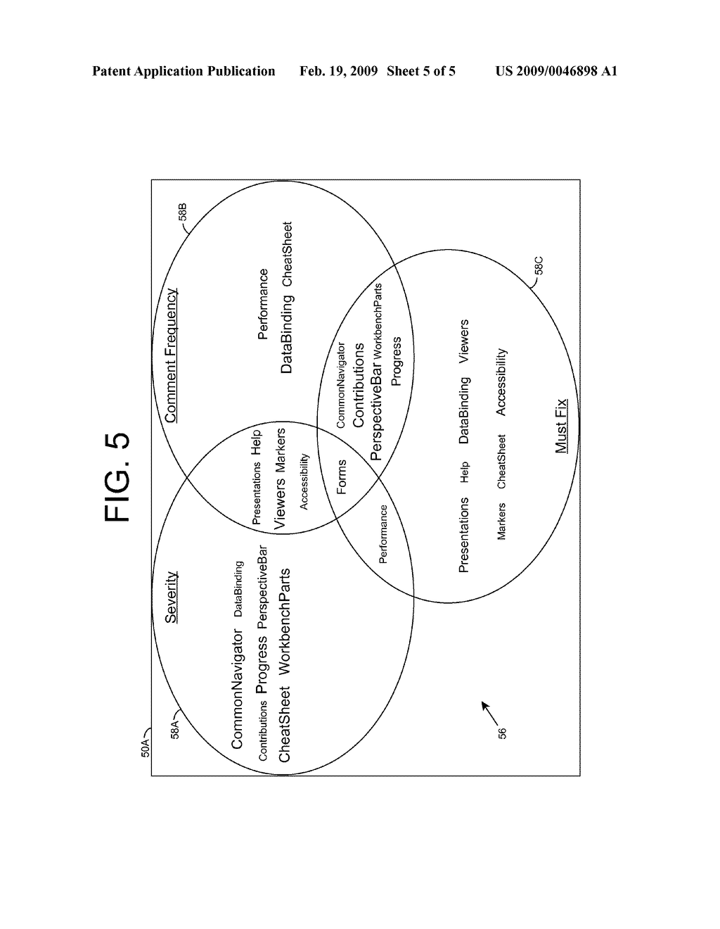 DISPLAYING RANKED CATEGORIES OF DATA IN A VENN DIAGRAM - diagram, schematic, and image 06