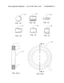 BEARINGS, RACES AND COMPONENTS THEREOF HAVING DIAMOND AND OTHER SUPERHARD SURFACES diagram and image