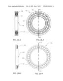 BEARINGS, RACES AND COMPONENTS THEREOF HAVING DIAMOND AND OTHER SUPERHARD SURFACES diagram and image