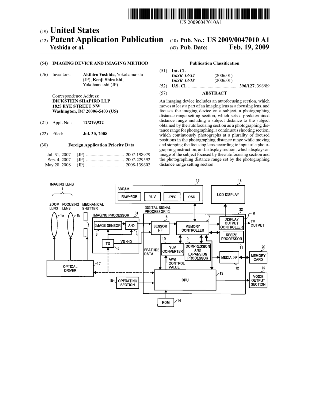 Imaging device and imaging method - diagram, schematic, and image 01