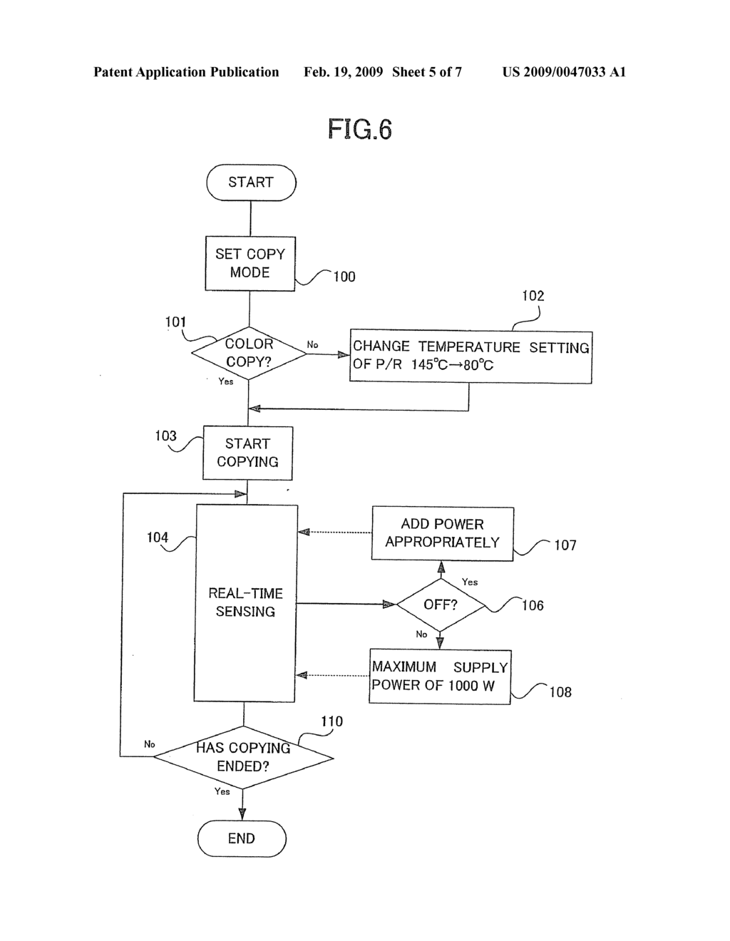 FIXING DEVICE FOR COLOR IMAGE FORMING APPARATUS AND CONTROL METHOD - diagram, schematic, and image 06