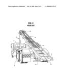 Apparatus and method for removably attaching a loading device to a vehicle diagram and image