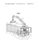 Apparatus and method for removably attaching a loading device to a vehicle diagram and image