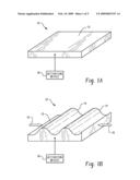 Active material based bodies for varying surface texture and frictional force levels diagram and image