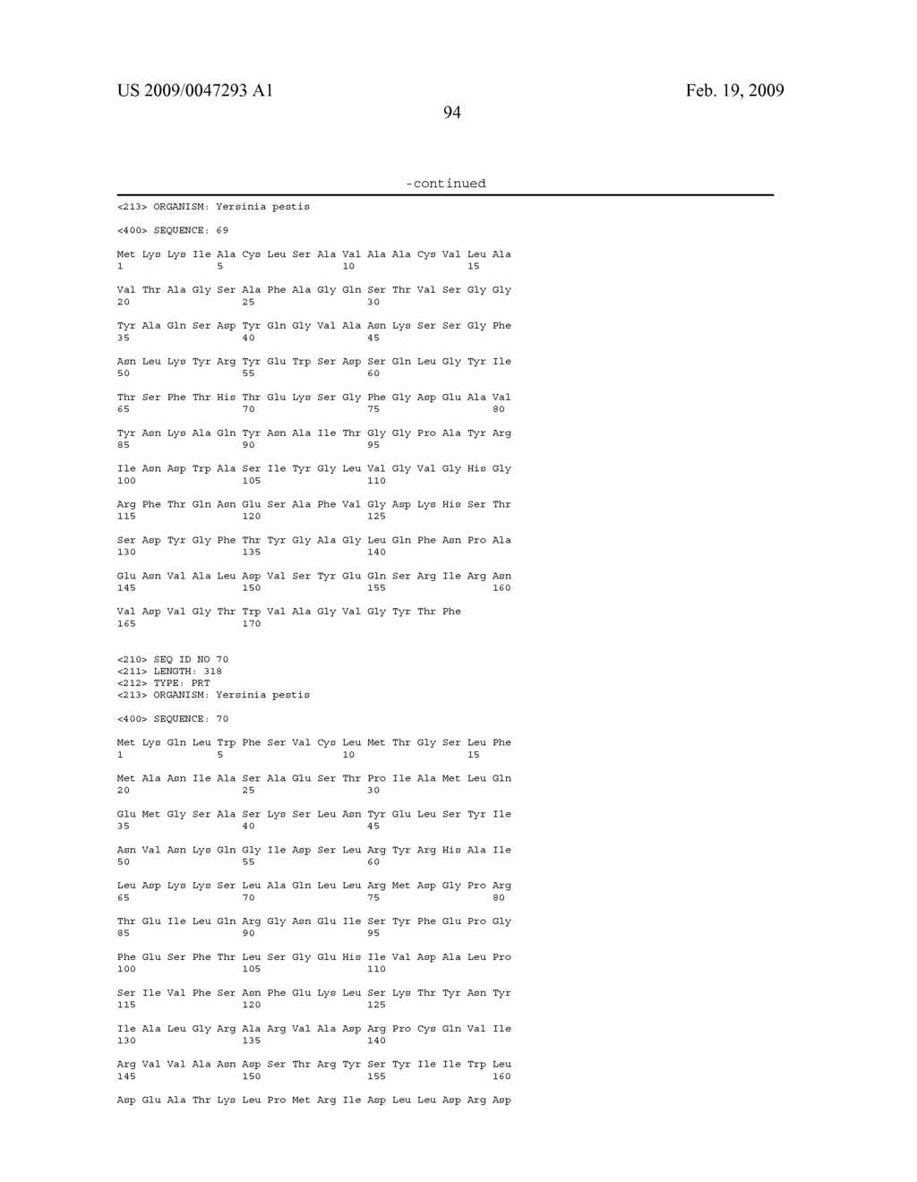 Compositions Comprising Yersinia Pestis Antigens - diagram, schematic, and image 103