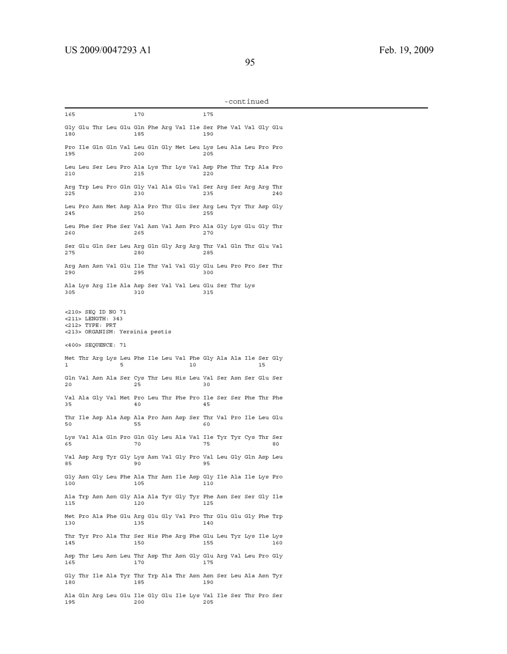 Compositions Comprising Yersinia Pestis Antigens - diagram, schematic, and image 104