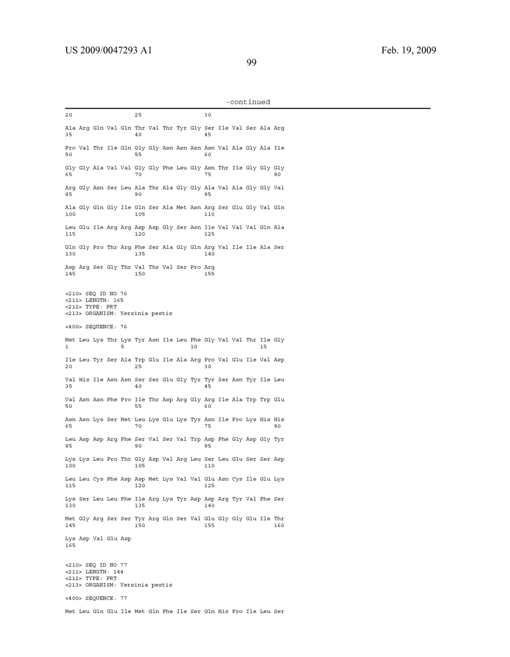 Compositions Comprising Yersinia Pestis Antigens - diagram, schematic, and image 108