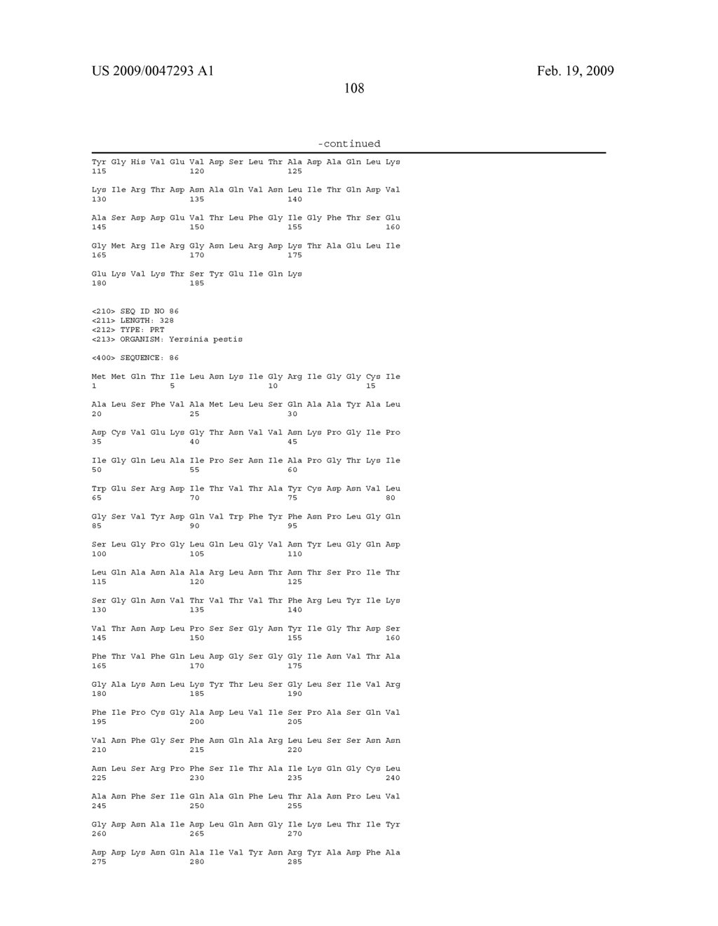 Compositions Comprising Yersinia Pestis Antigens - diagram, schematic, and image 117