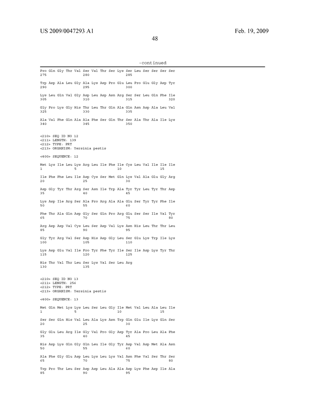 Compositions Comprising Yersinia Pestis Antigens - diagram, schematic, and image 57