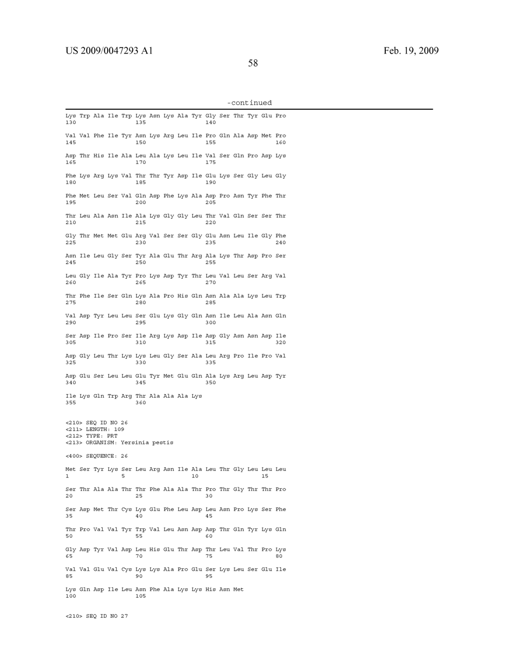 Compositions Comprising Yersinia Pestis Antigens - diagram, schematic, and image 67