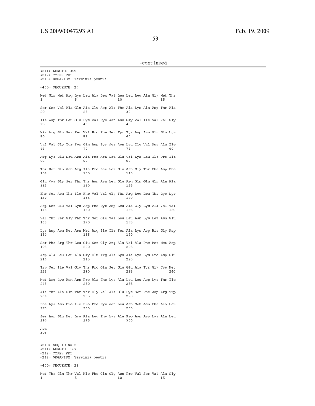 Compositions Comprising Yersinia Pestis Antigens - diagram, schematic, and image 68