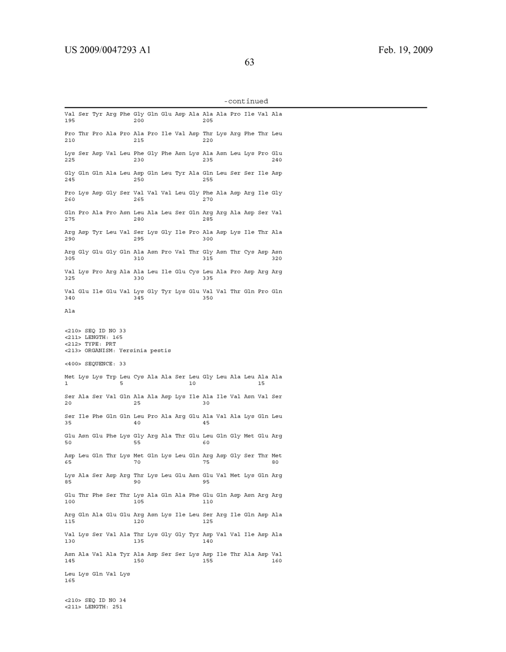 Compositions Comprising Yersinia Pestis Antigens - diagram, schematic, and image 72