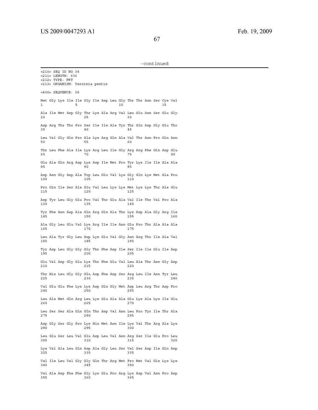 Compositions Comprising Yersinia Pestis Antigens - diagram, schematic, and image 76