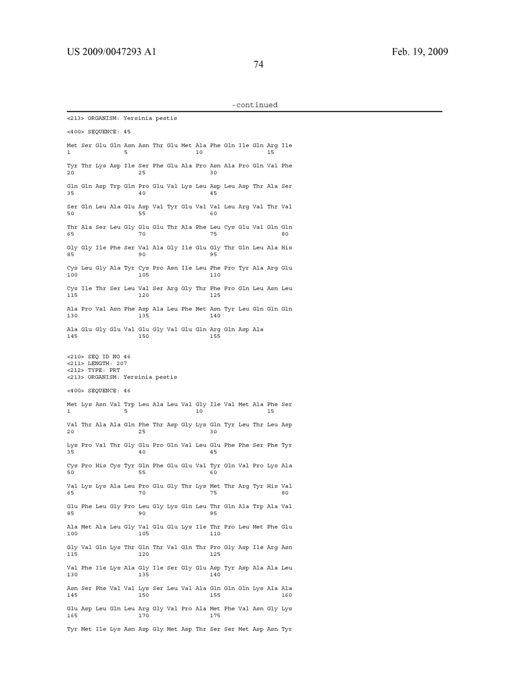 Compositions Comprising Yersinia Pestis Antigens - diagram, schematic, and image 83