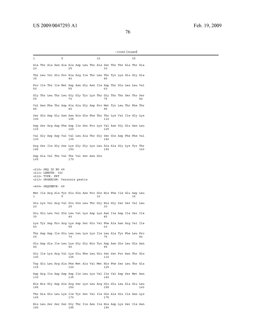 Compositions Comprising Yersinia Pestis Antigens - diagram, schematic, and image 85