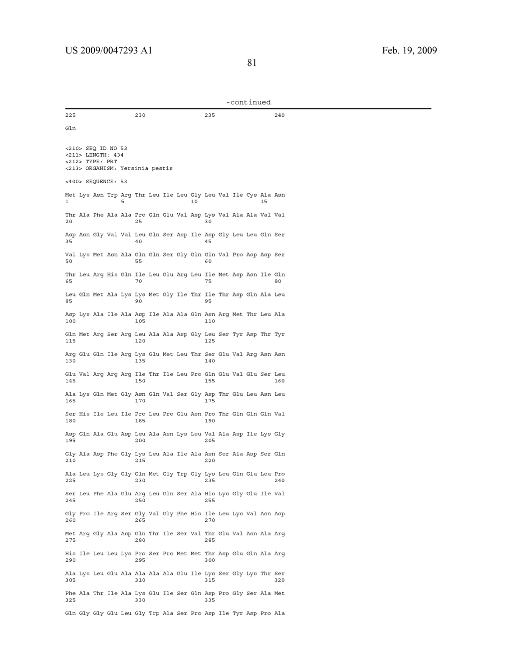 Compositions Comprising Yersinia Pestis Antigens - diagram, schematic, and image 90