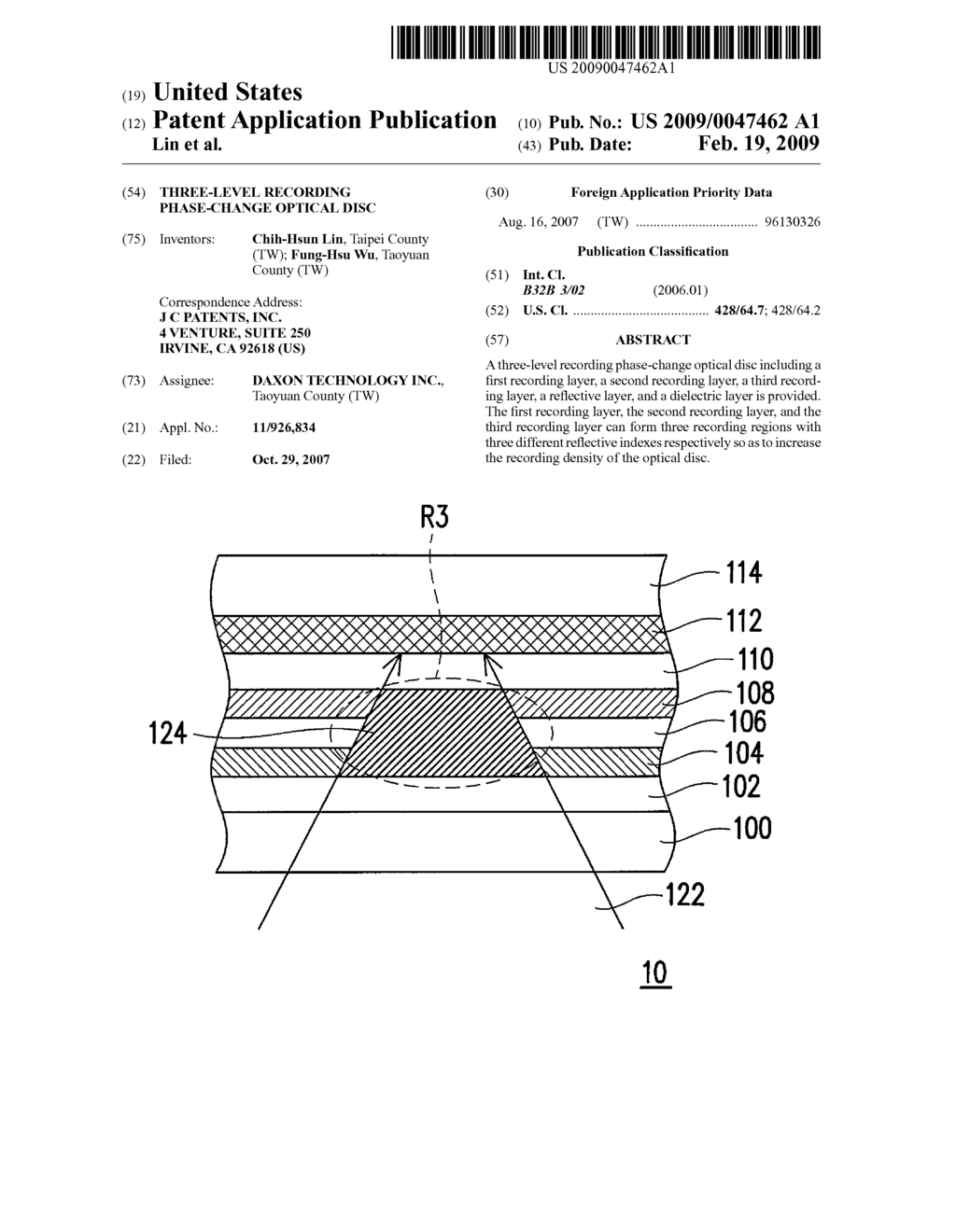 THREE-LEVEL RECORDING PHASE-CHANGE OPTICAL DISC - diagram, schematic, and image 01