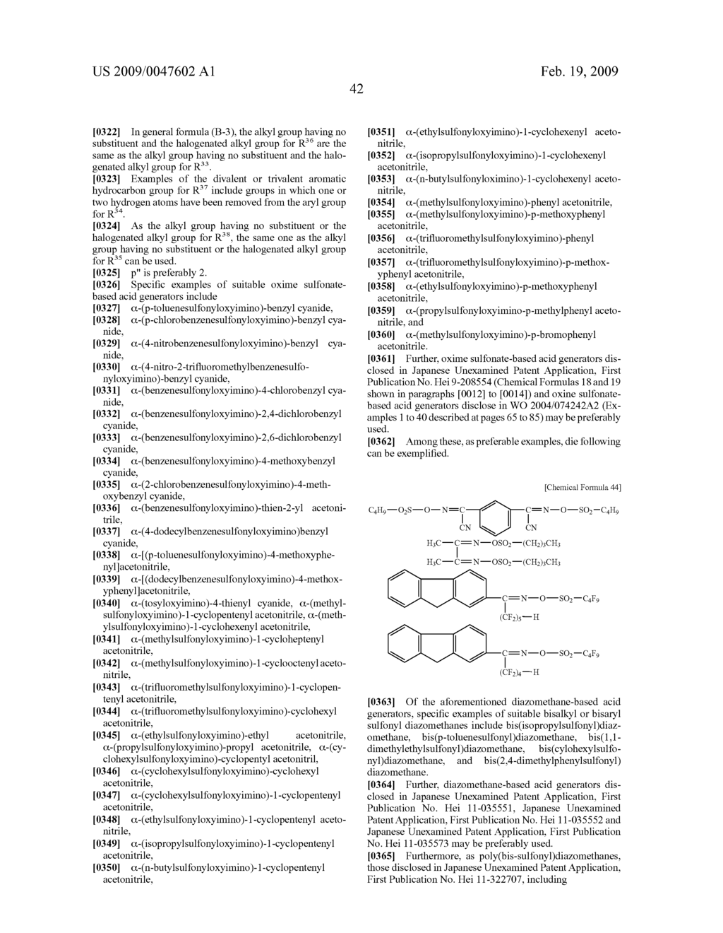 FLUORINE-CONTAINING COMPOUND, RESIST COMPOSITION FOR IMMERSION EXPOSURE, AND METHOD OF FORMING RESIST PATTERN - diagram, schematic, and image 44