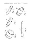 Unitized modular ultrasonic handpiece cable connector diagram and image