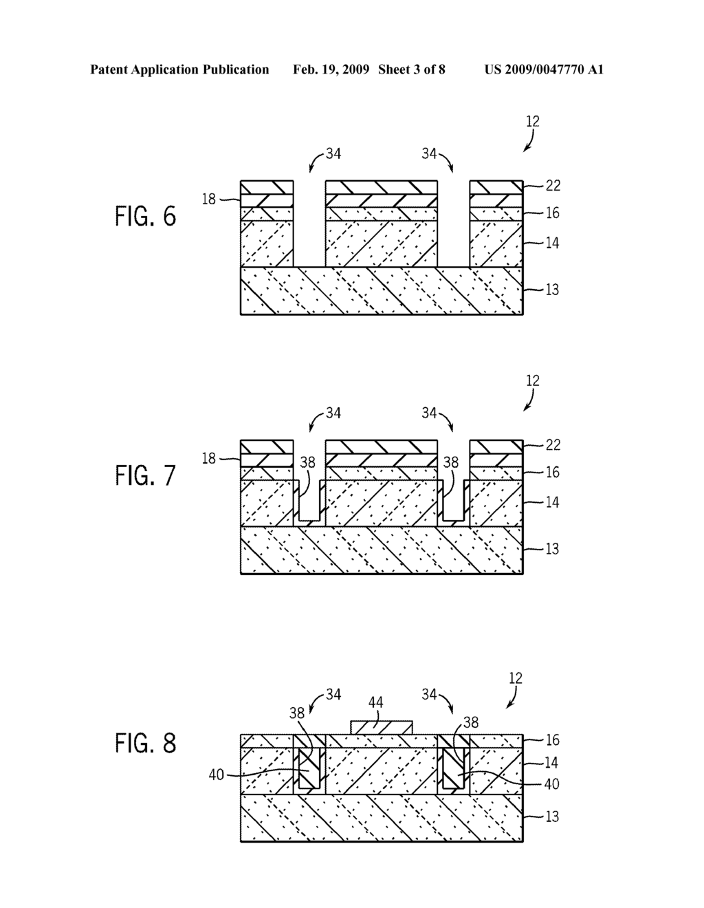 METHOD OF FORMING ISOLATION REGIONS FOR INTEGRATED CIRCUITS - diagram, schematic, and image 04